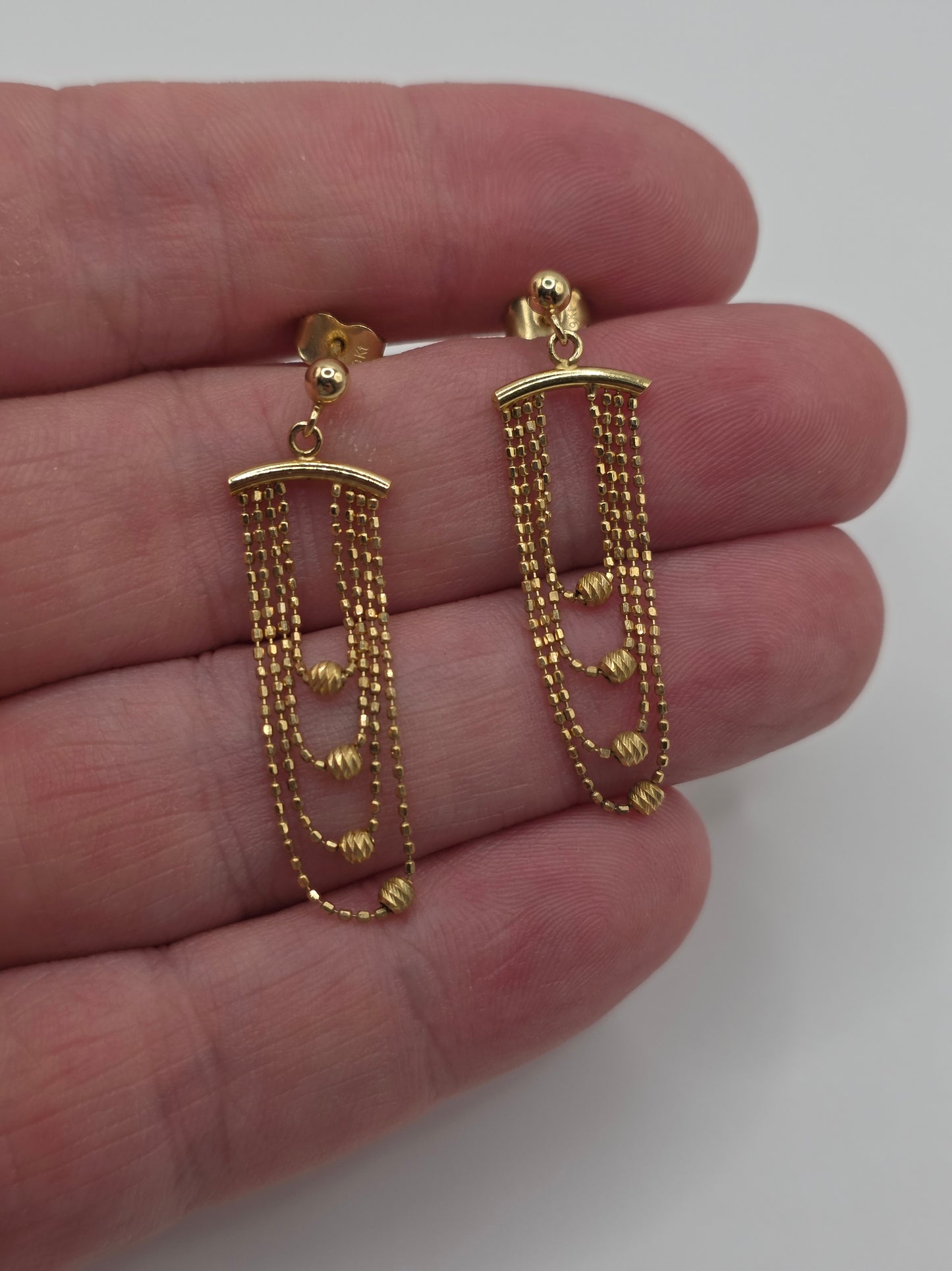 9ct gold earrings