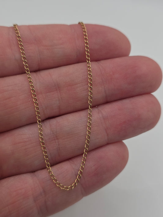 9ct gold chain (124)