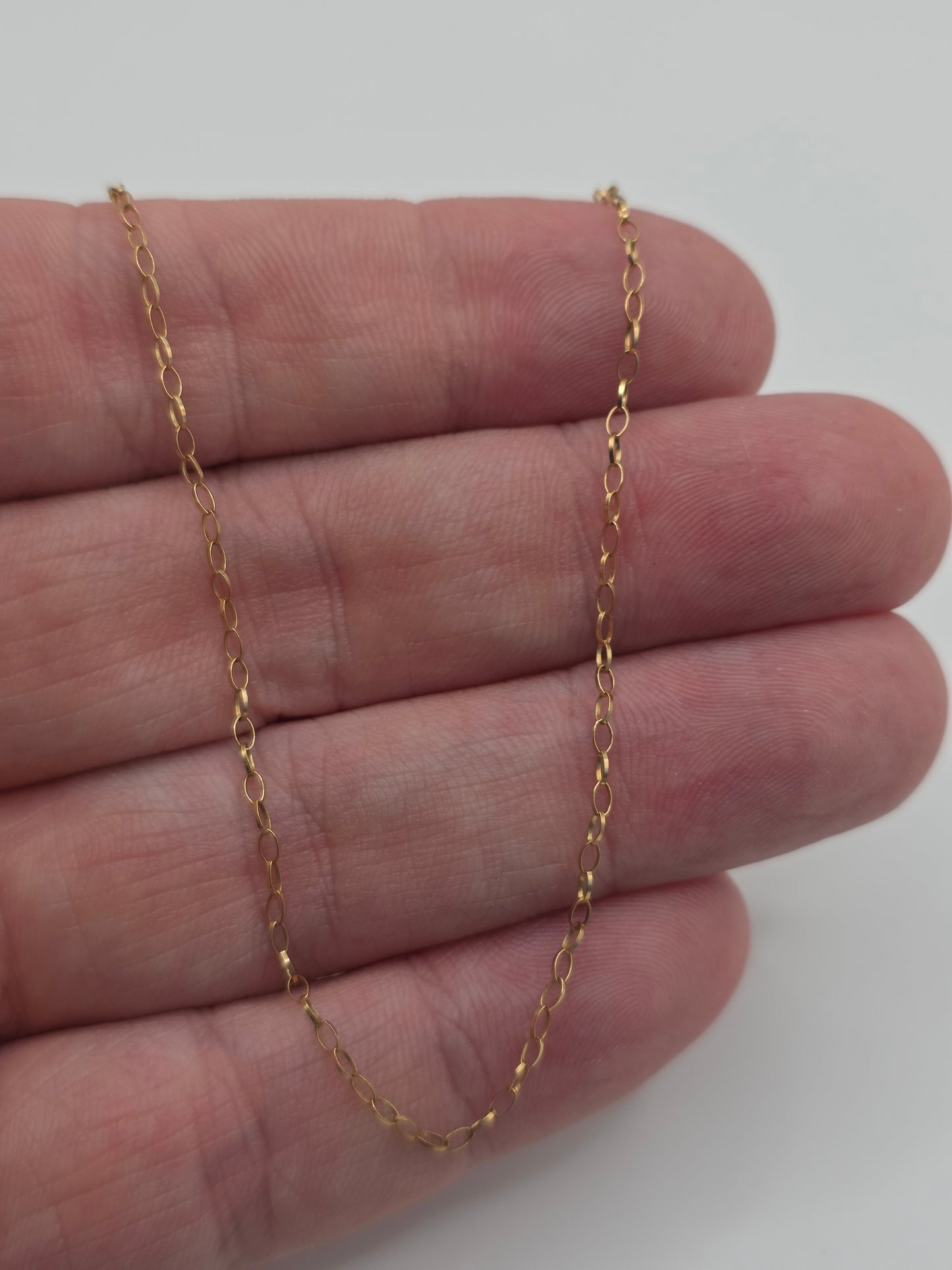 9ct gold belcher chain (73)