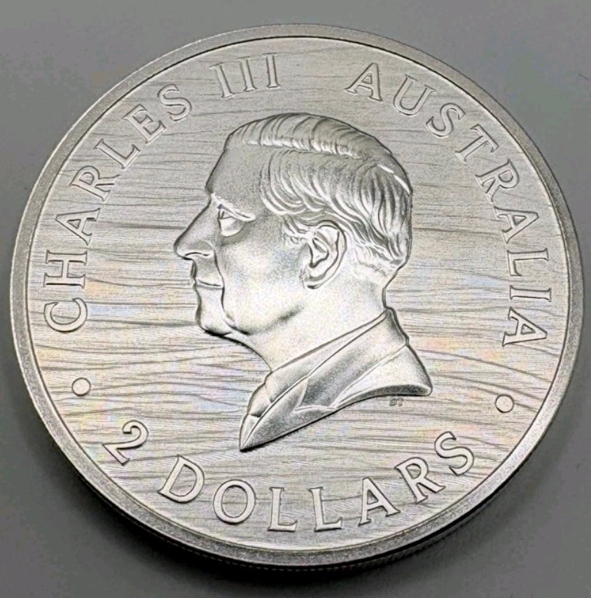 2024 Australia 2 oz Silver $2 Australian Wildlife BU