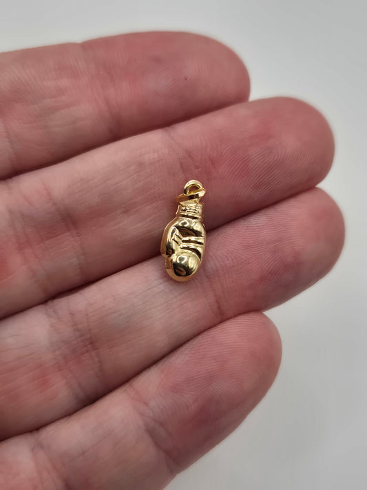 9ct gold boxing glove charm