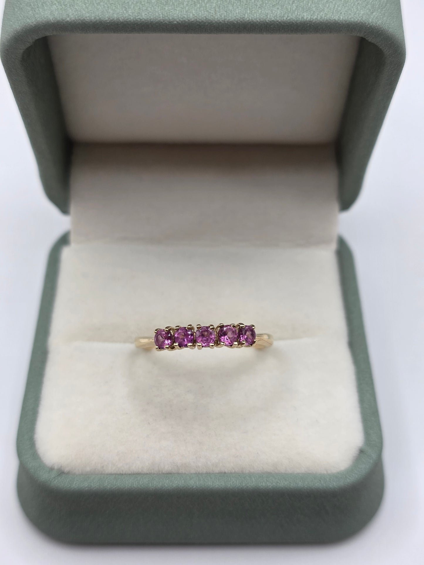 9ct gold tourmaline ring