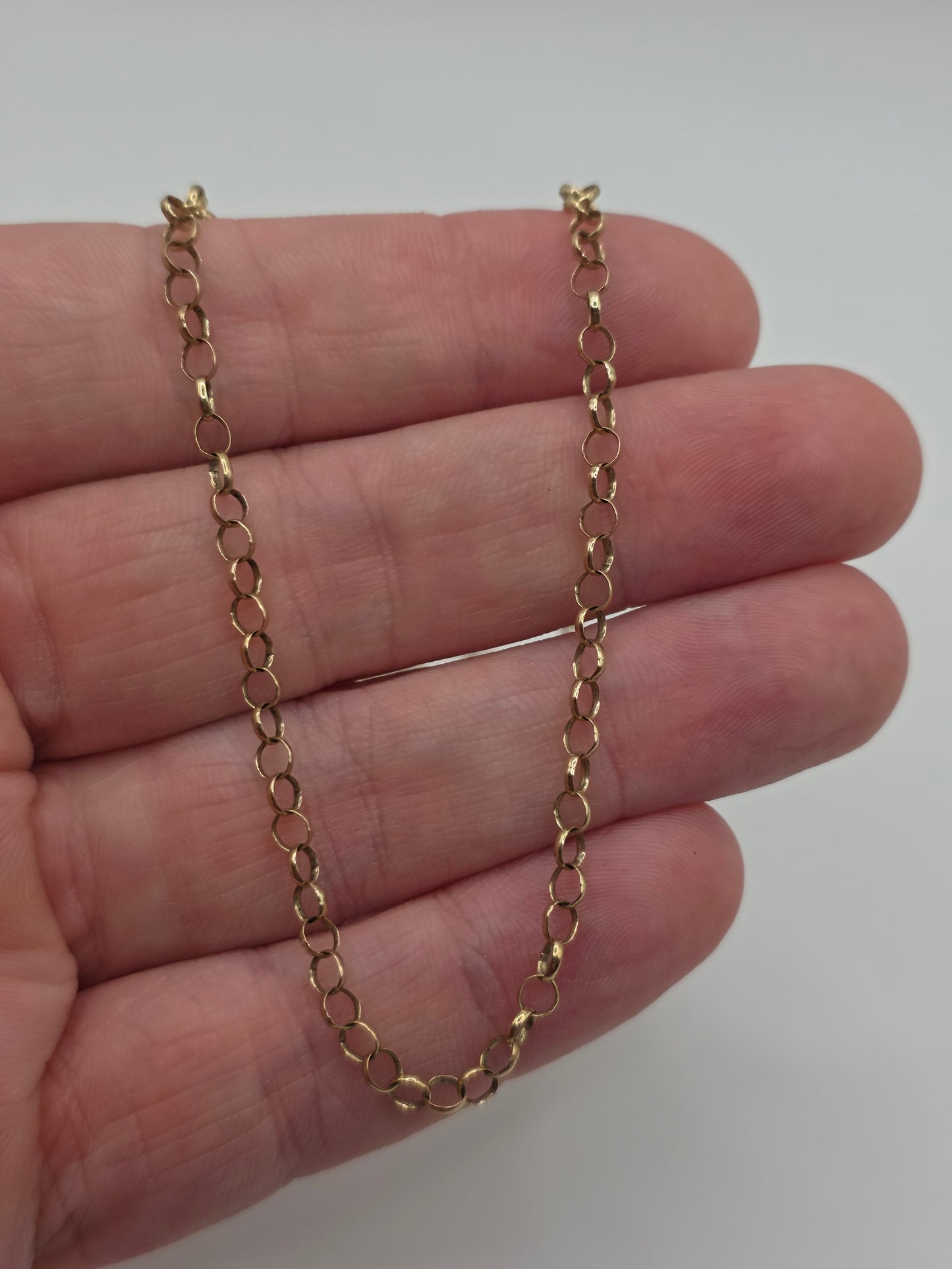 9ct gold belcher chain (77)