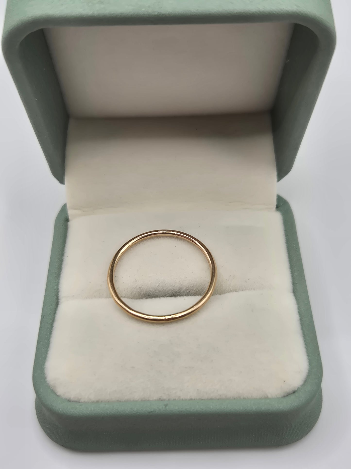 9ct gold stacking band ring