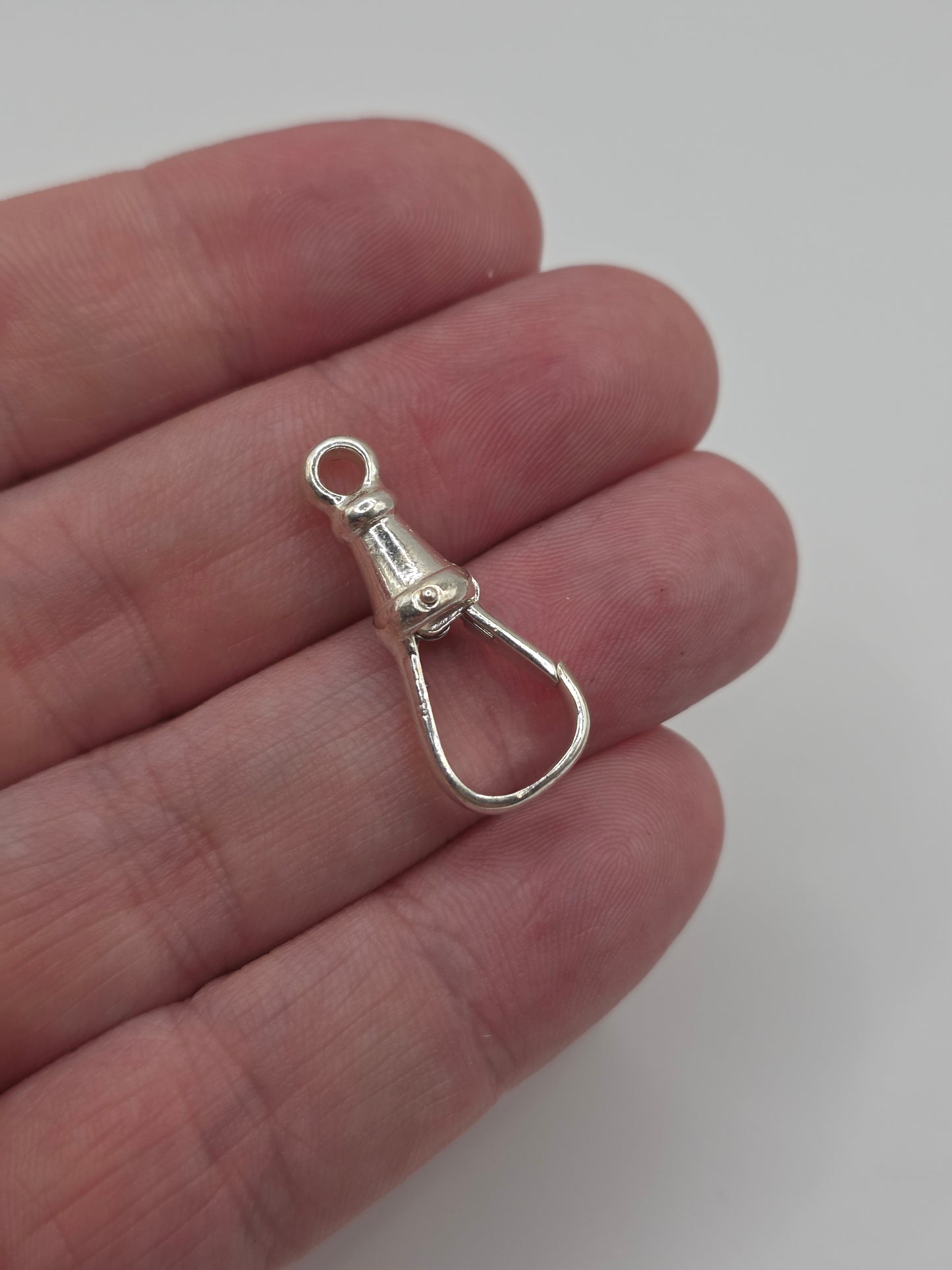 Silver swivel dog clip 28mm (5)