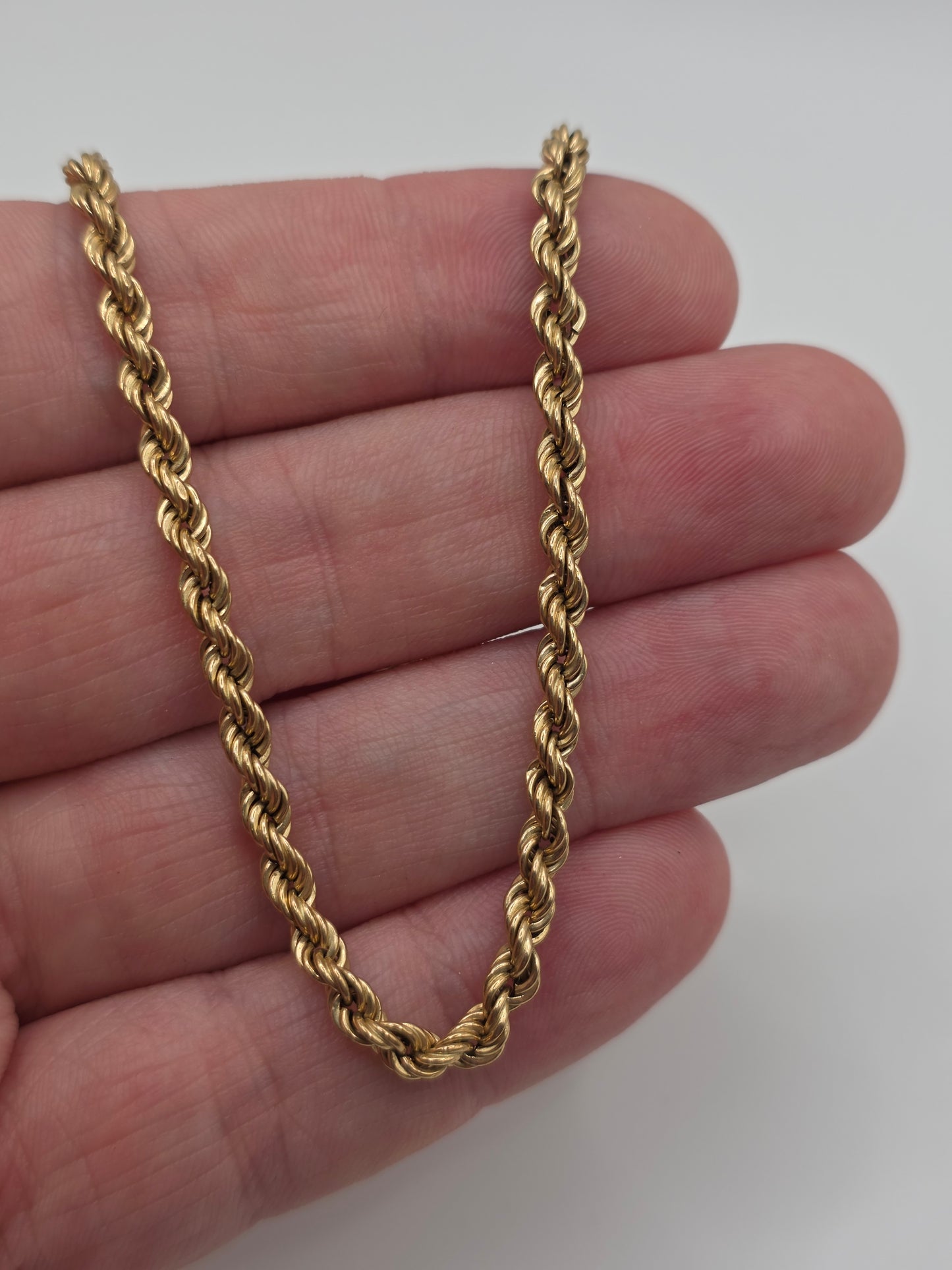9ct gold rope chain (83)