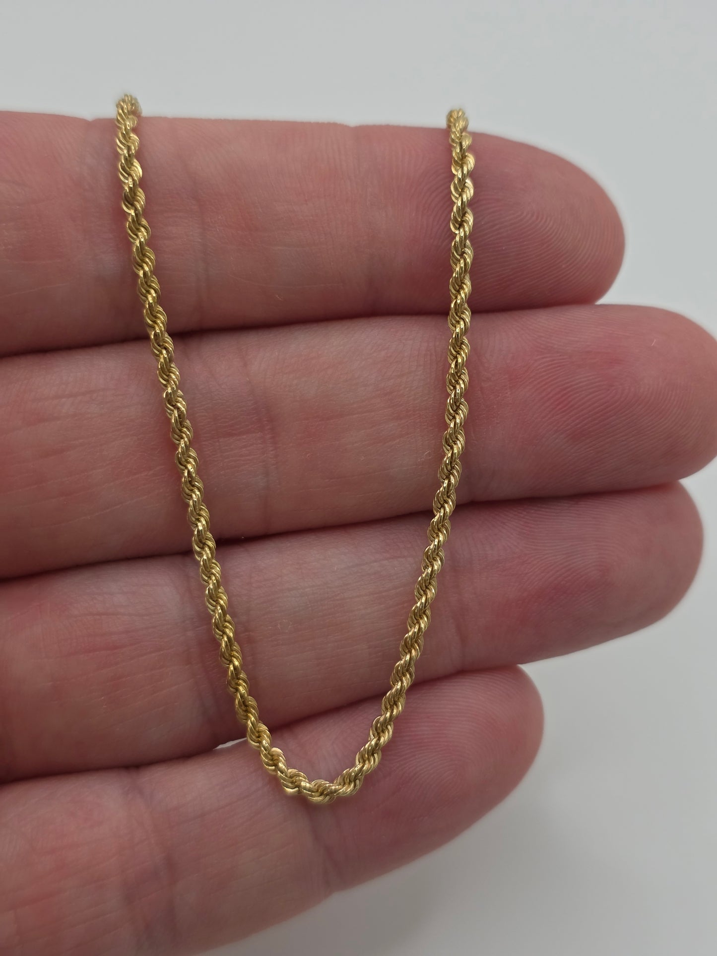 9ct gold rope chain (46)