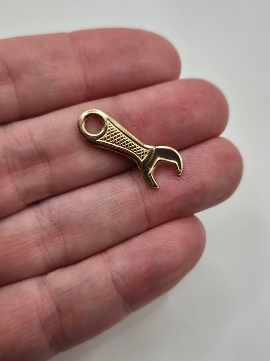 9ct gold spanner Charm