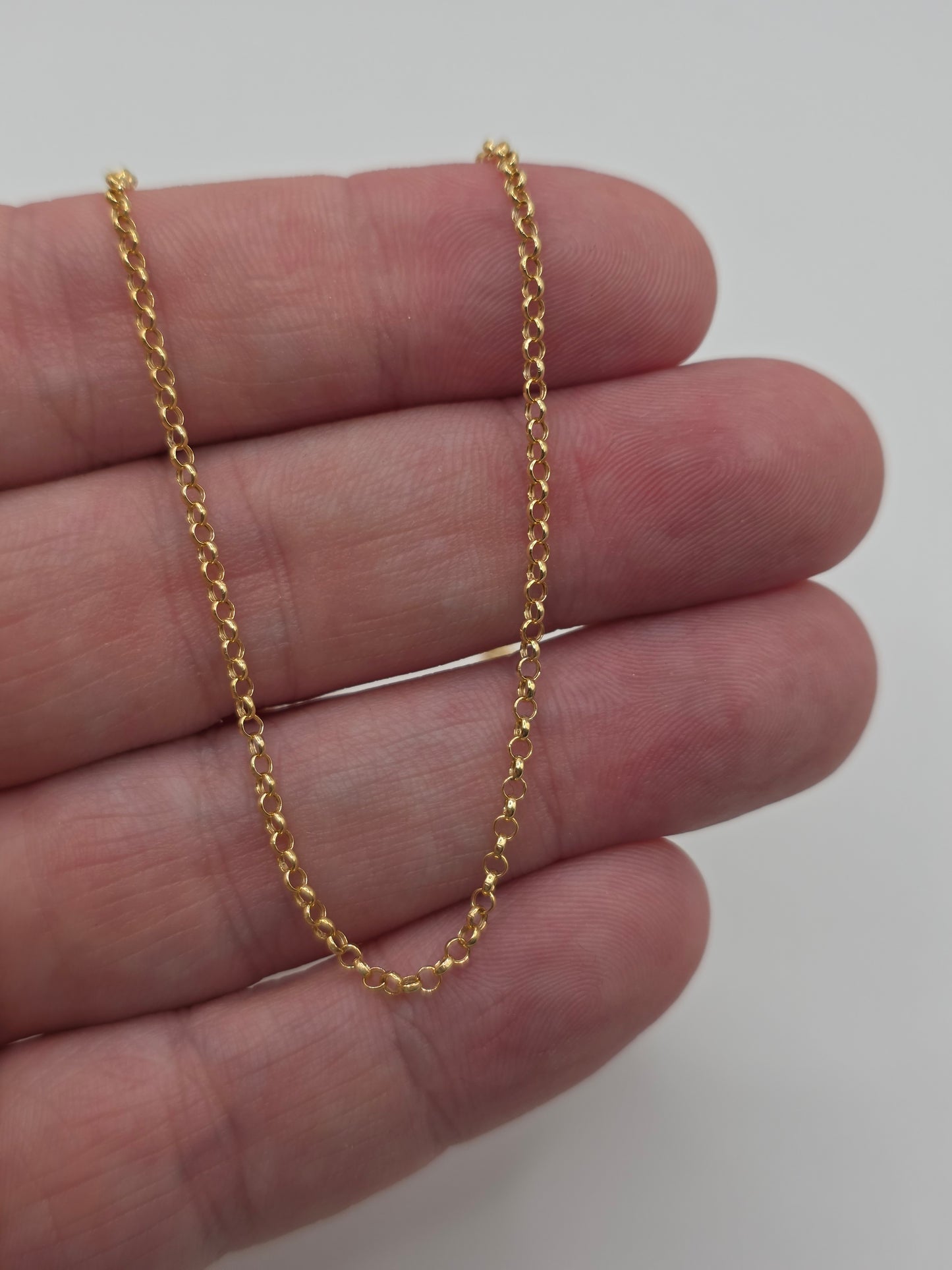 9ct gold belcher chain (41)