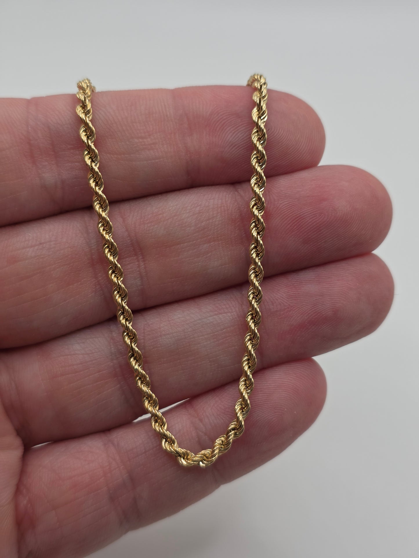 9ct gold rope chain (25)