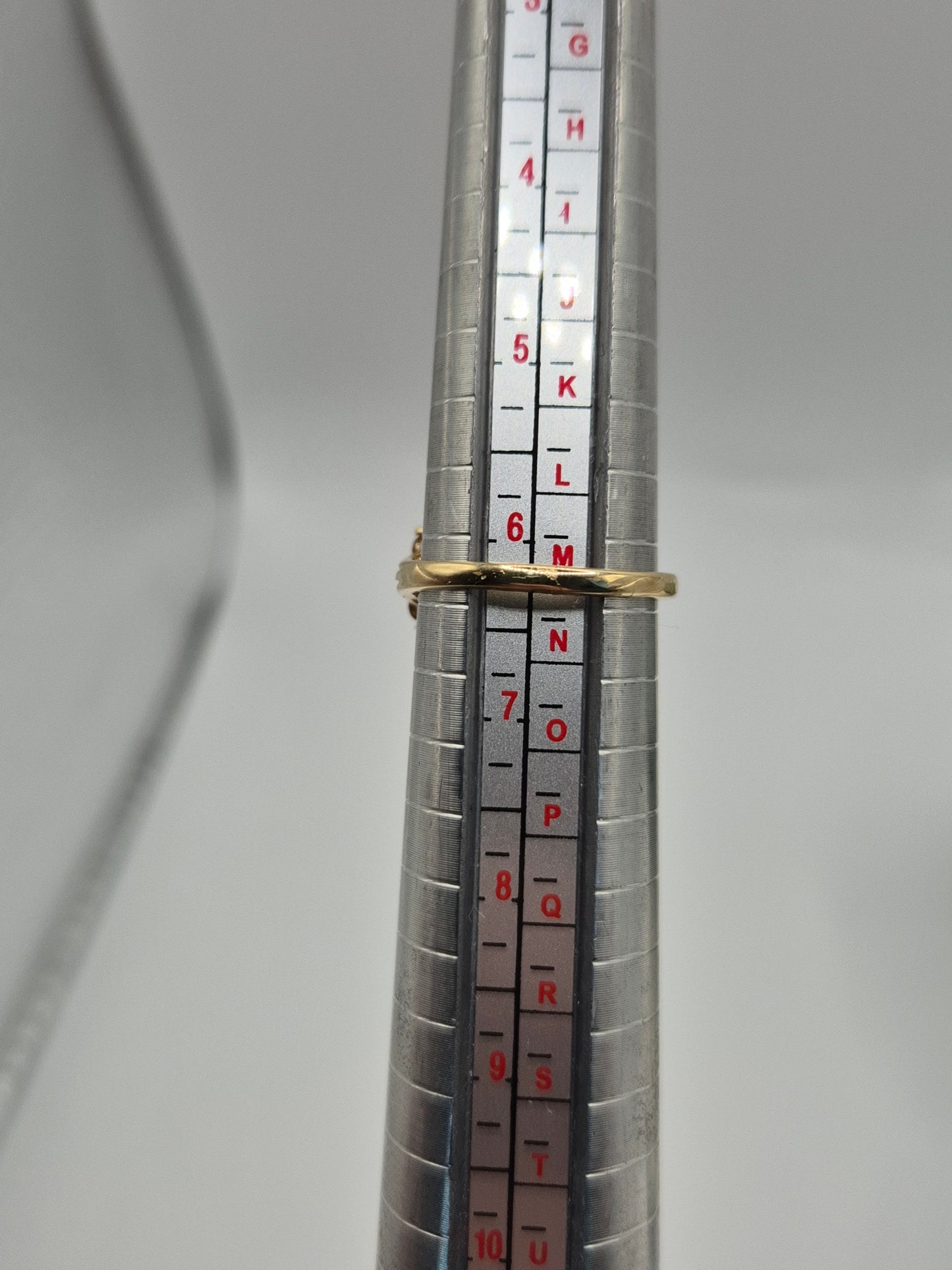 9ct gold citrine cluster ring