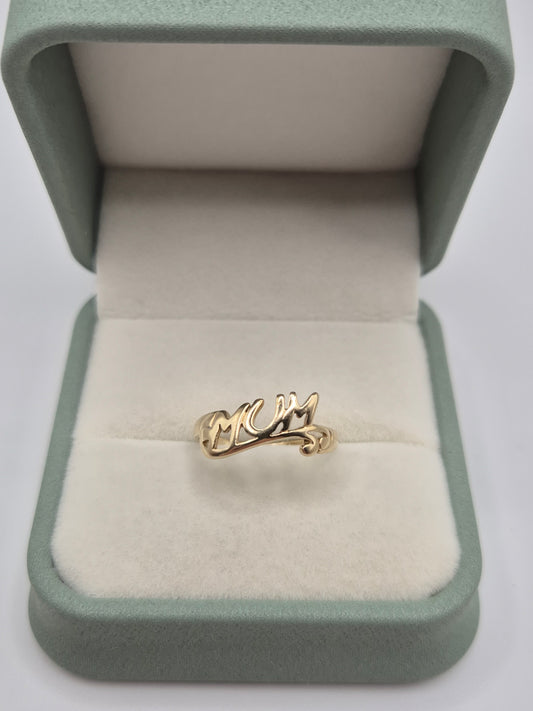 9ct gold mum ring