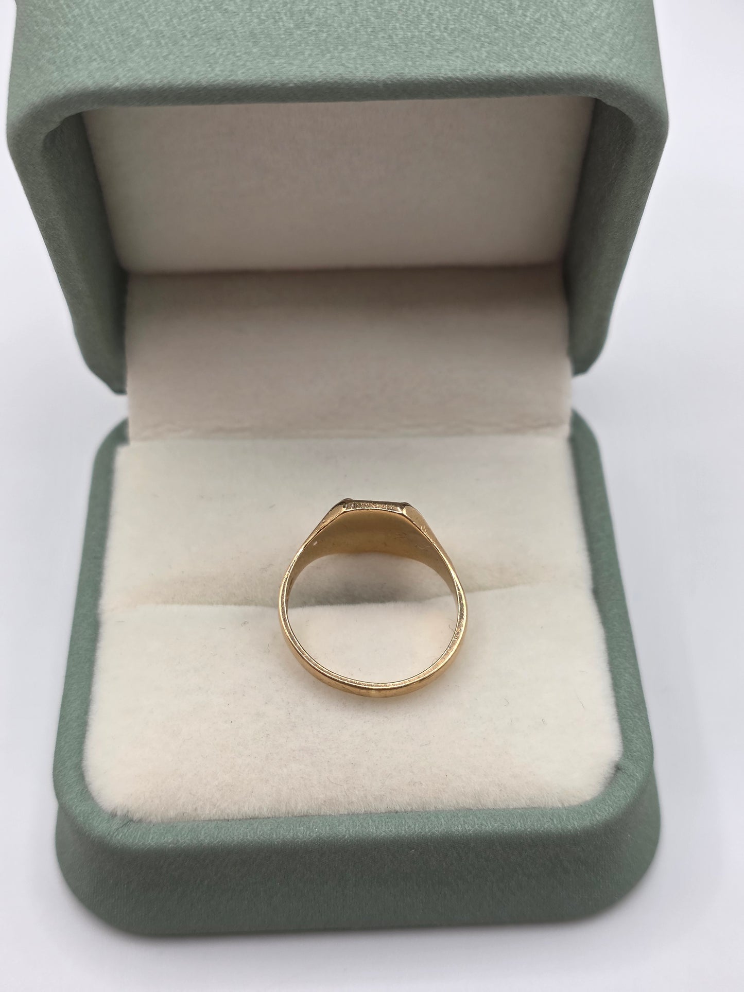 Vintage 9ct gold goldstone signet ring