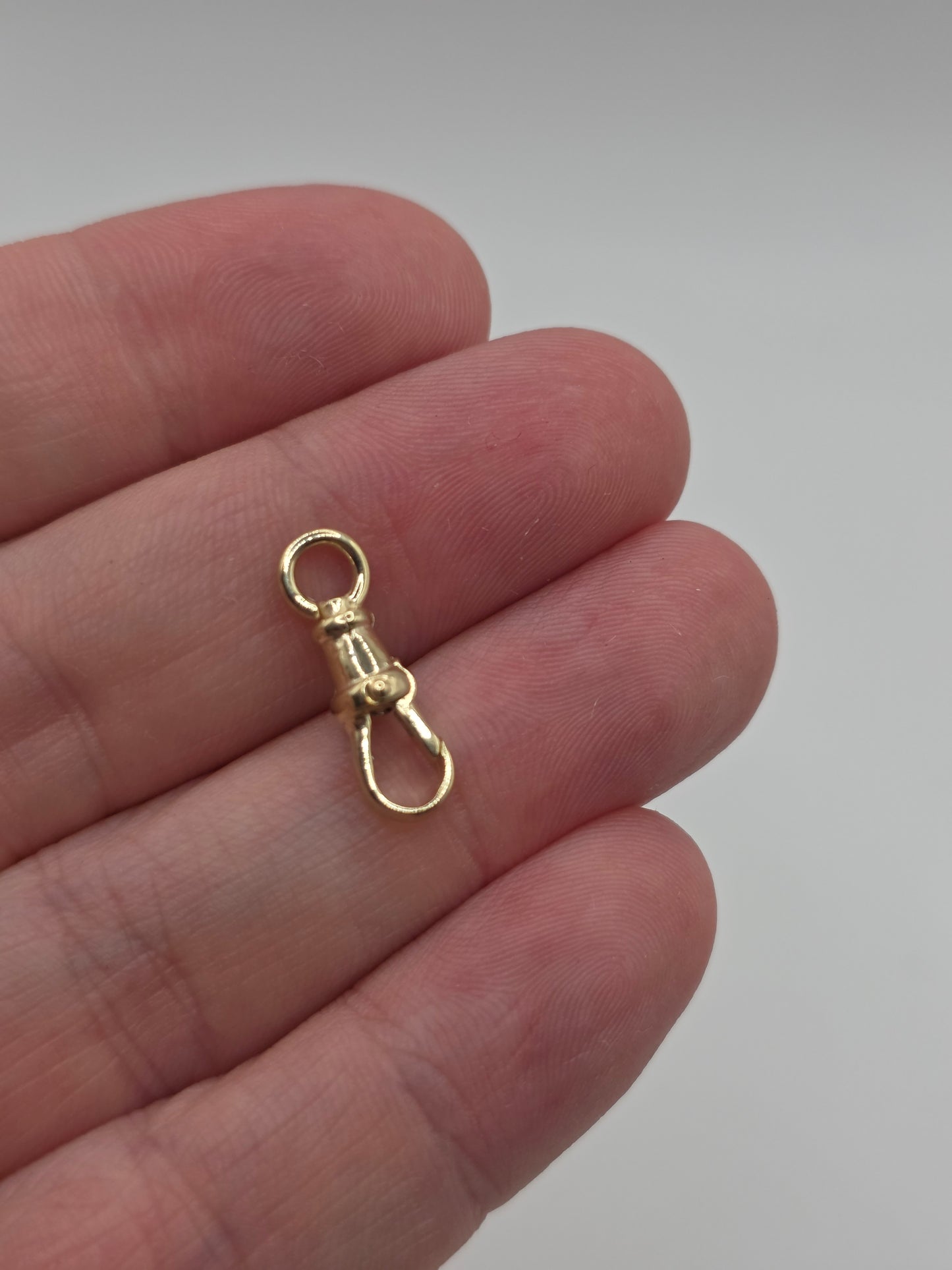 9ct gold swivel dog clip 19mm (6)