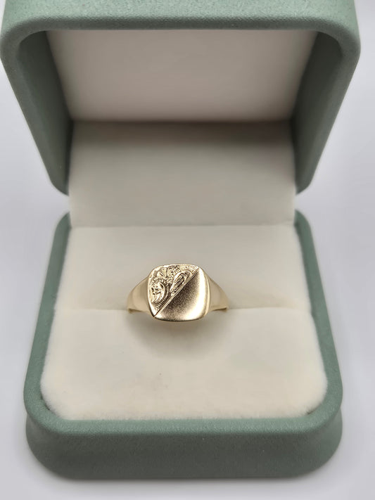 9ct signet ring