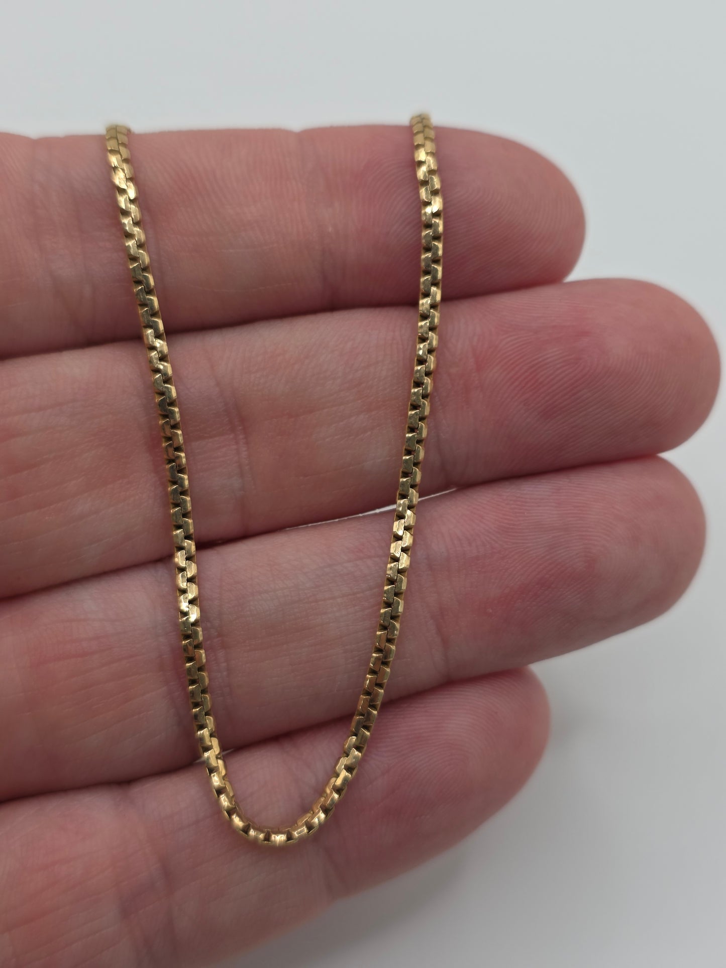 9ct gold snake link chain (59)