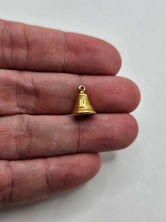 9ct gold bell charm