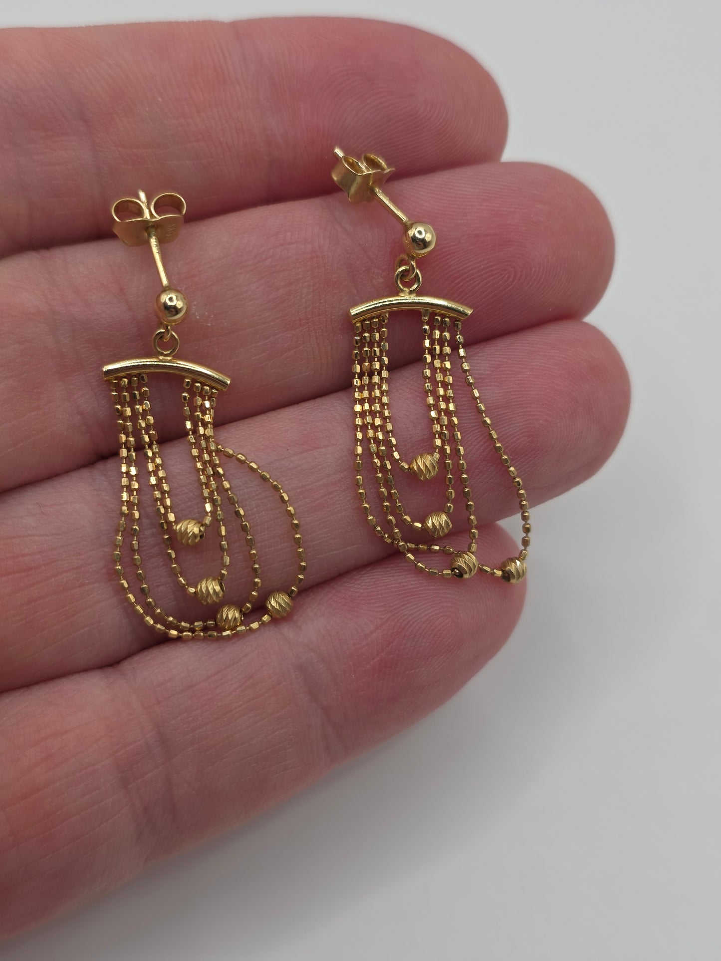9ct gold earrings