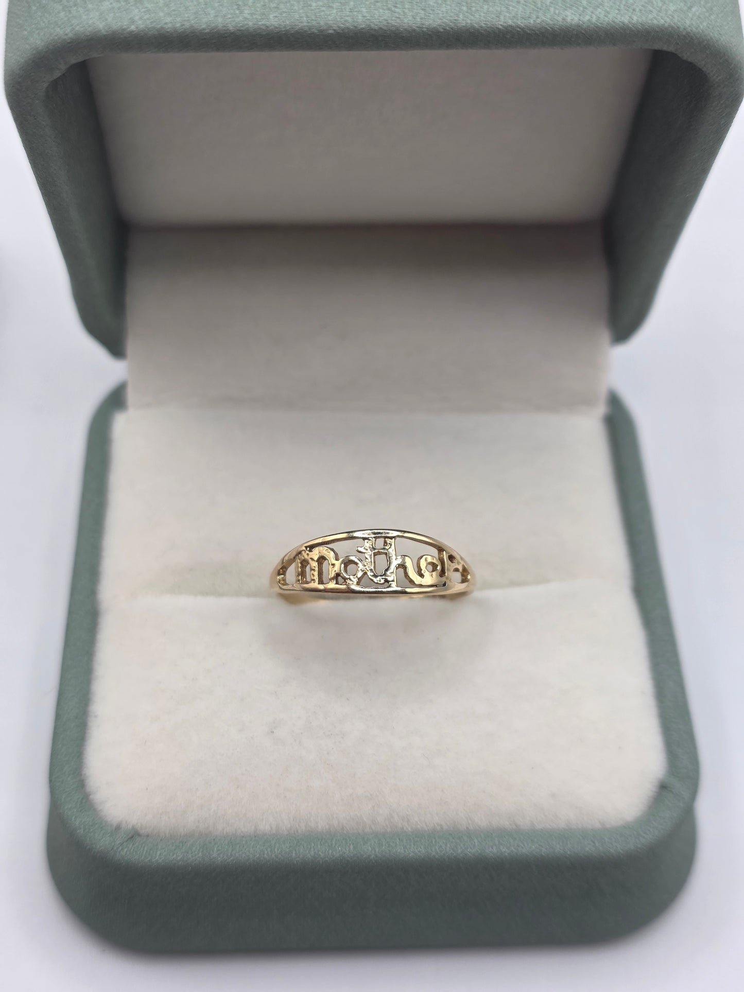 9ct gold mother ring