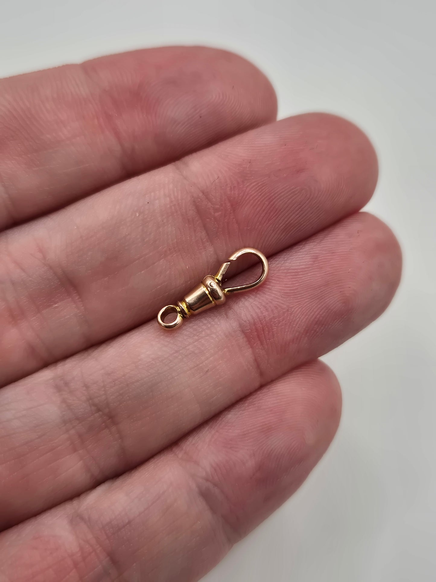 9ct rose gold dog clip (15)