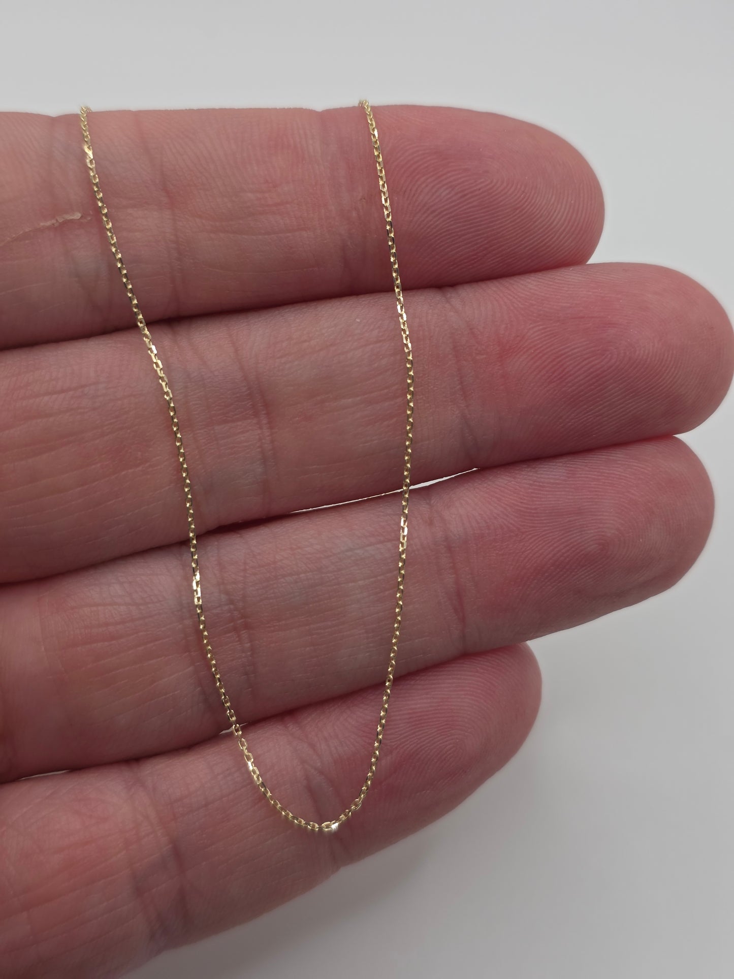 9ct gold belcher chain (17)