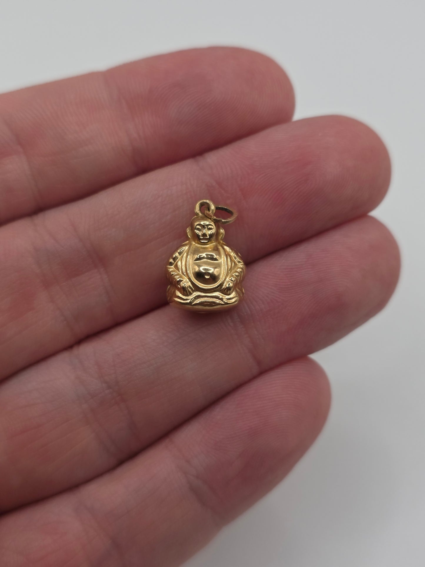 9ct gold buddah charm