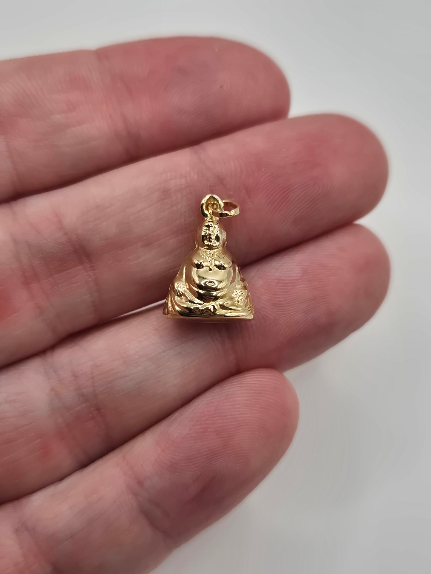 9ct gold buddah charm