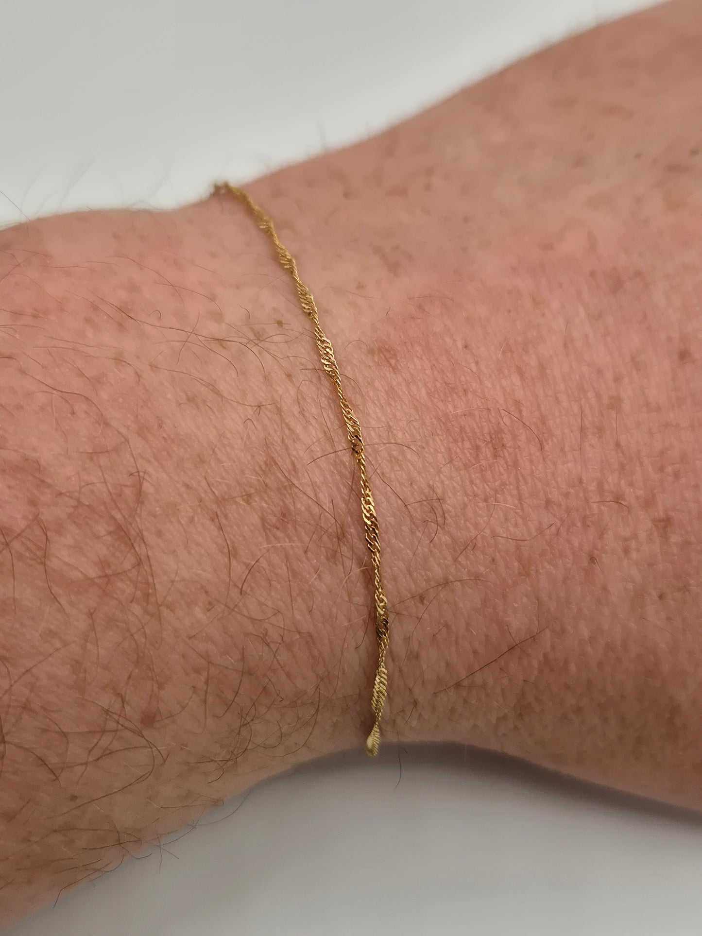 14ct gold singapore link bracelet (4)