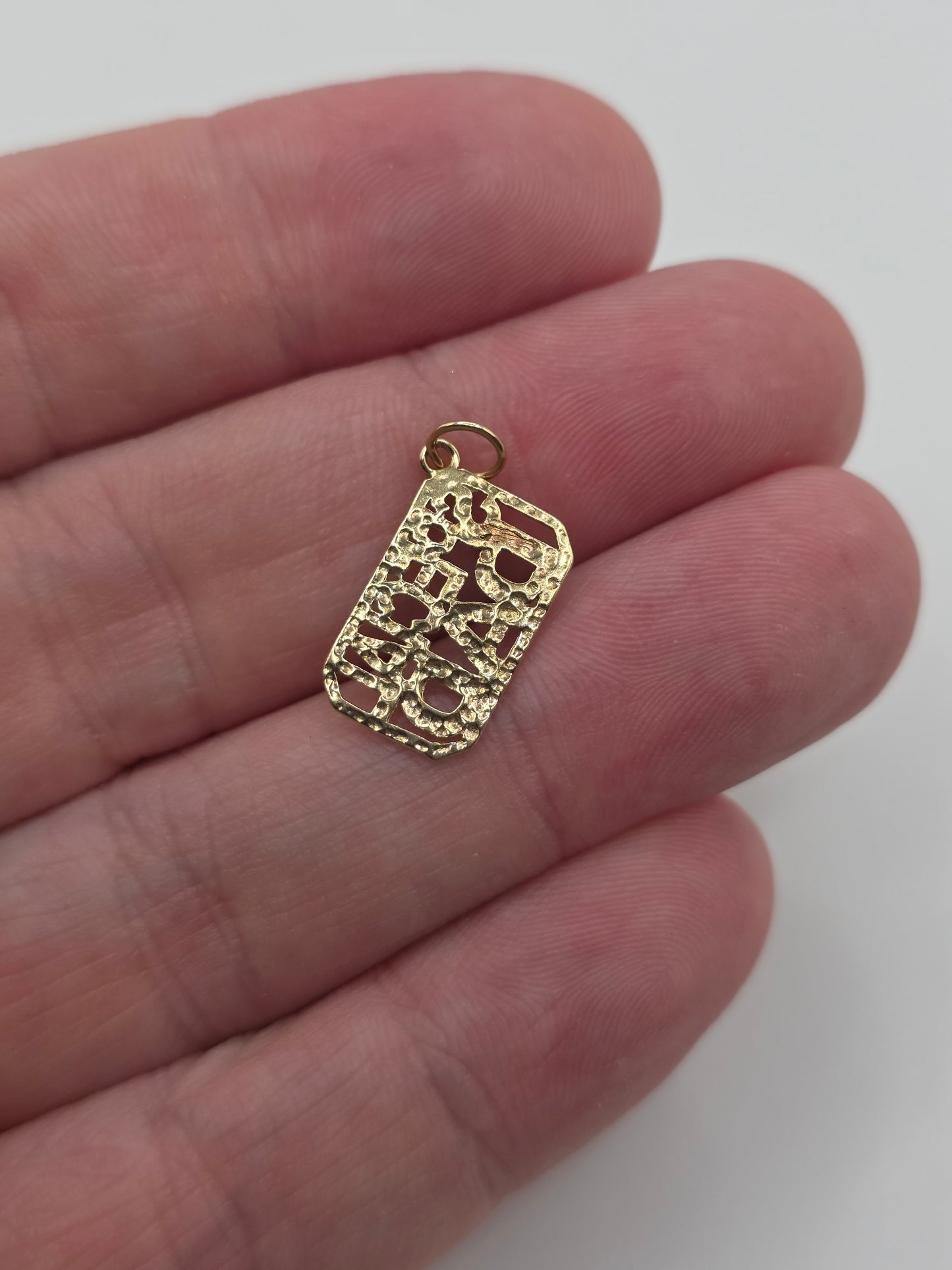 9ct gold special dad charm