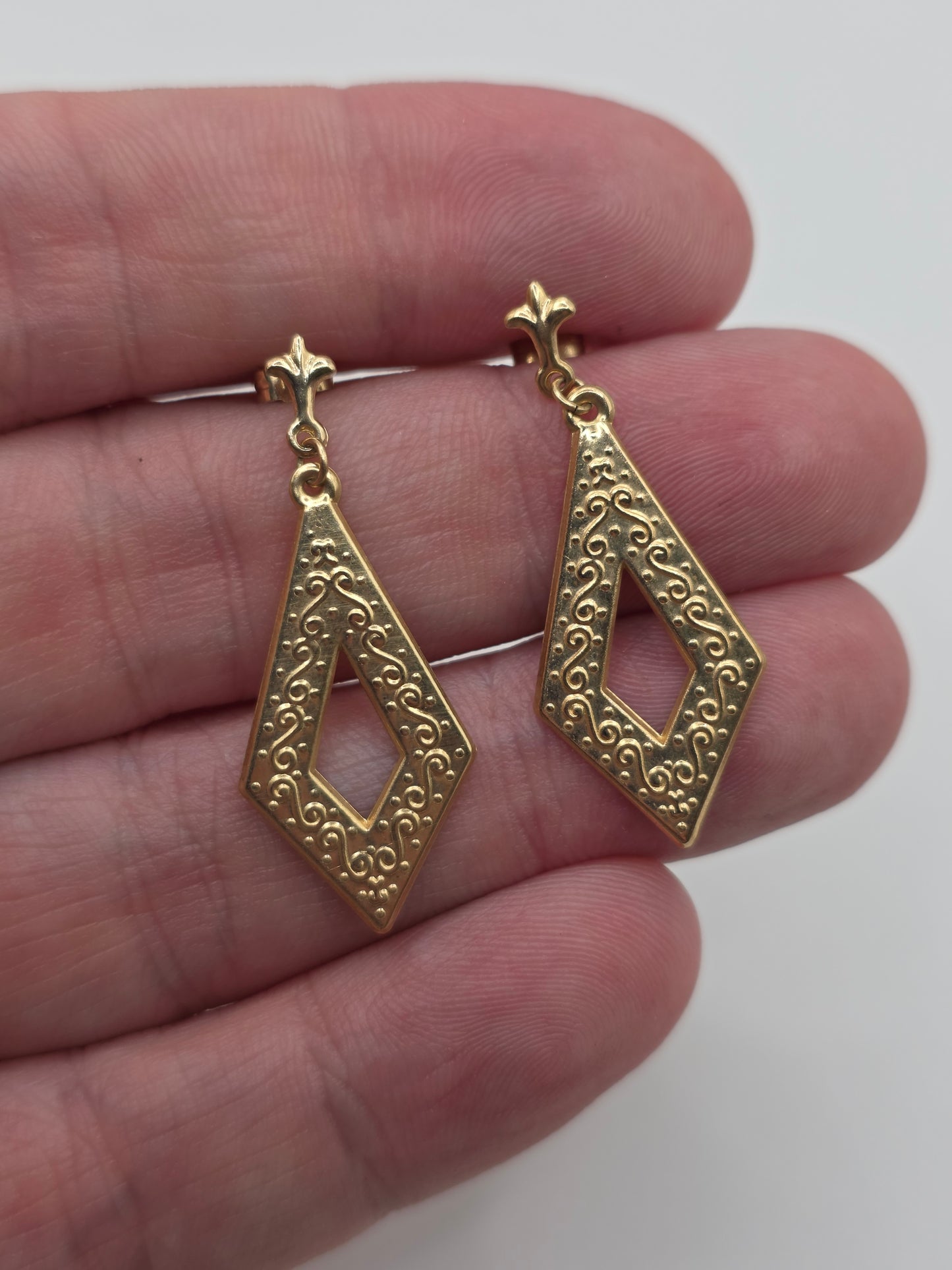 9ct gold earrings