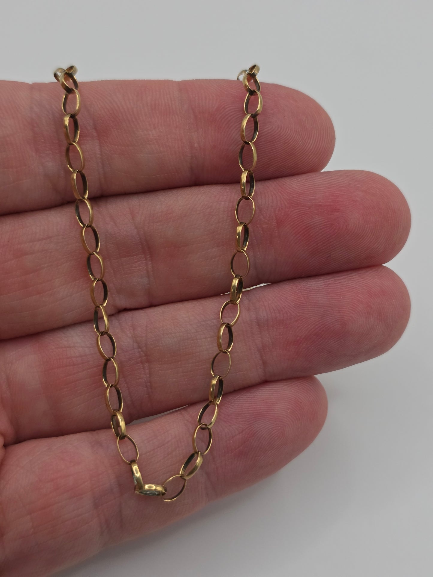 9ct gold belcher chain (49)