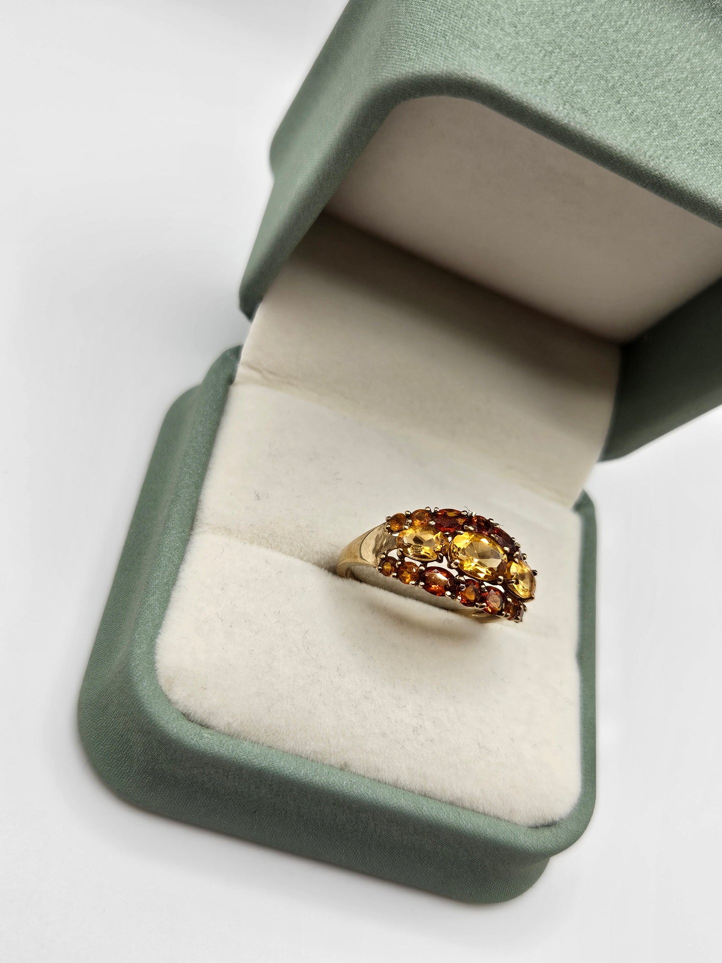 9ct gold citrine ring