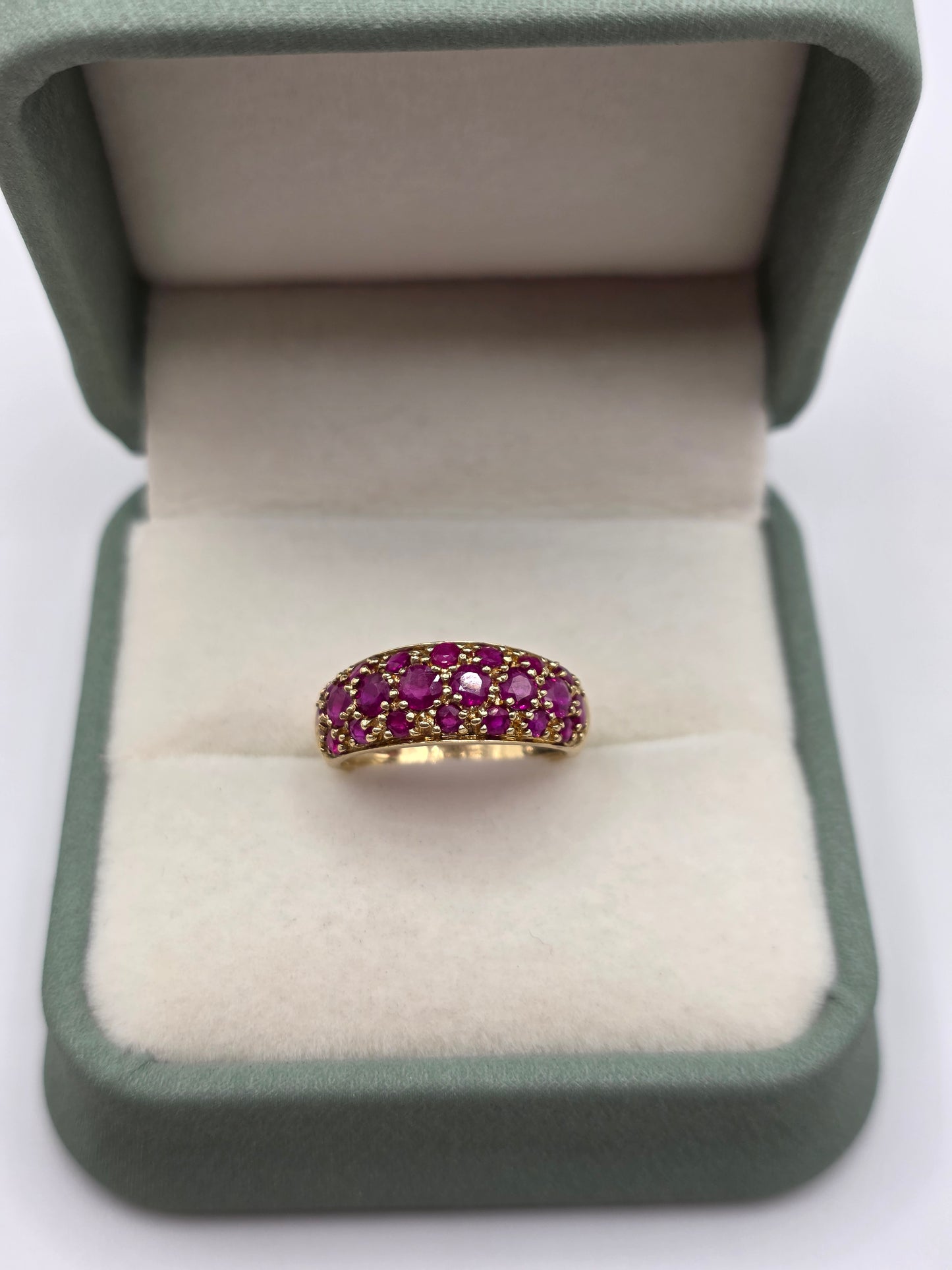 9ct gold ruby ring