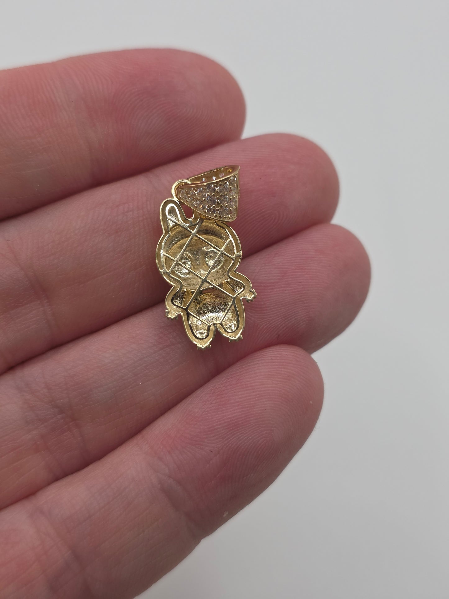 9ct gold character pendant