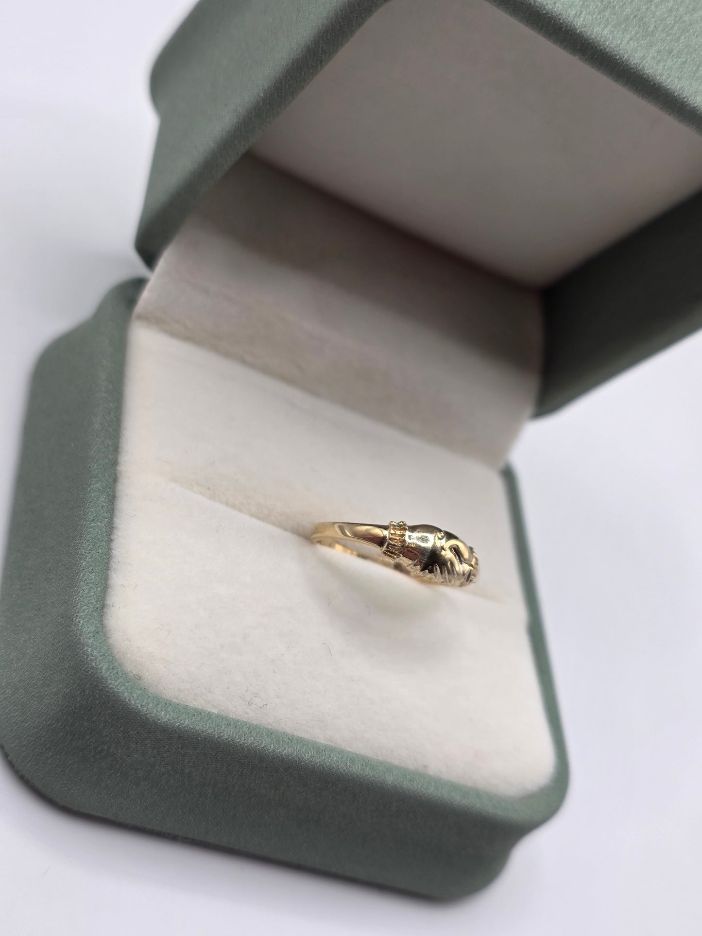 9ct gold fede ring
