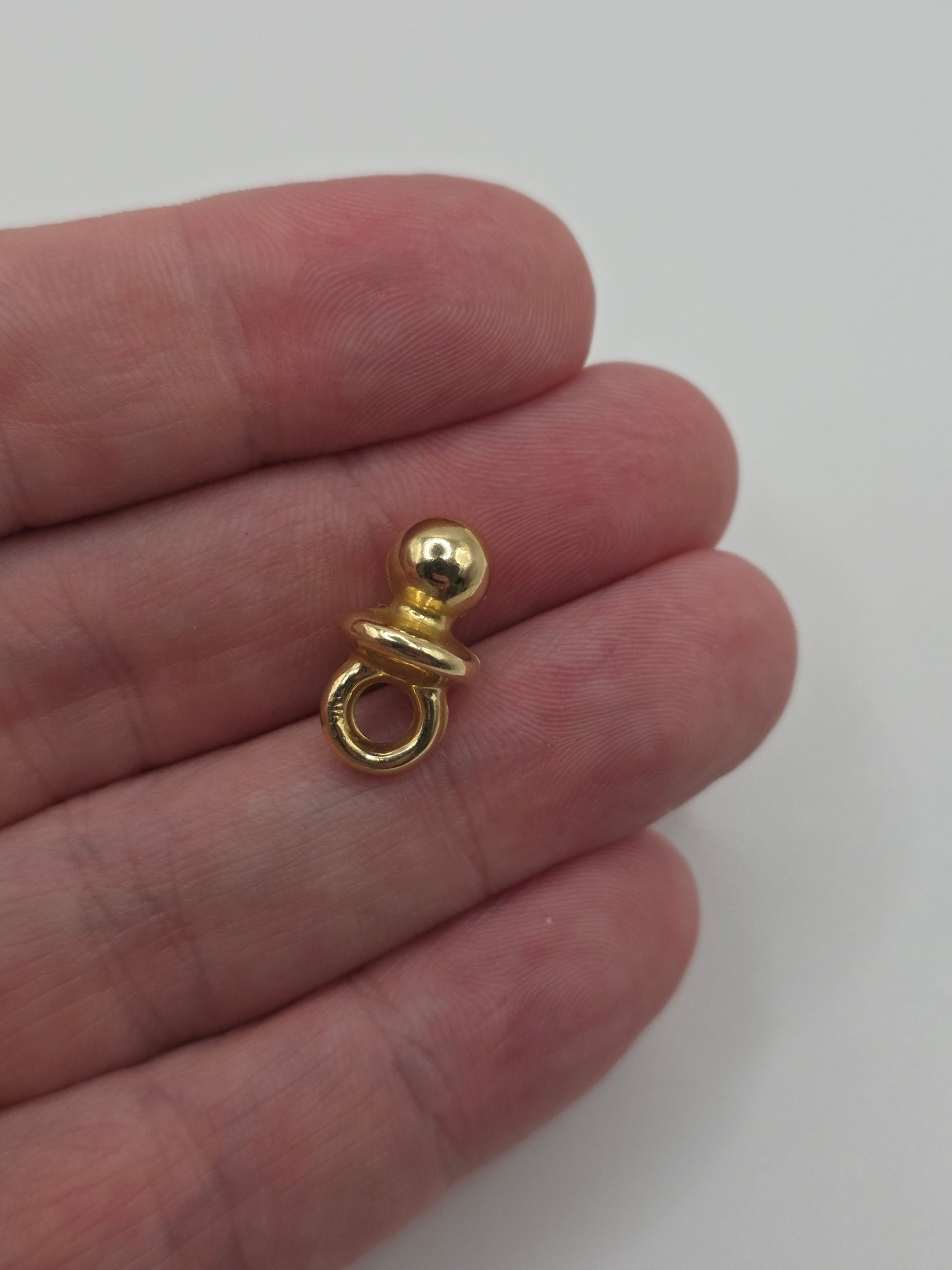 9ct gold dummy charm